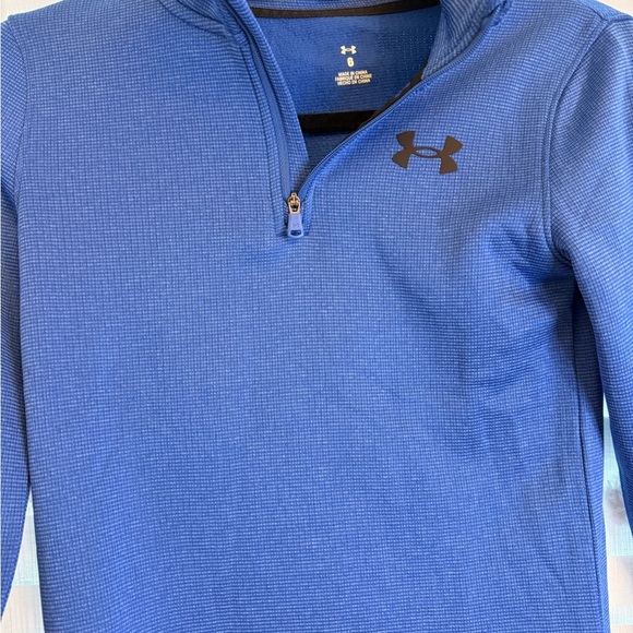 Under Armour Other - Under Armour Kids Royal Blue Quarter-Zip Hoodie